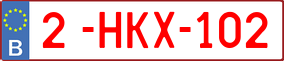 Truck License Plate